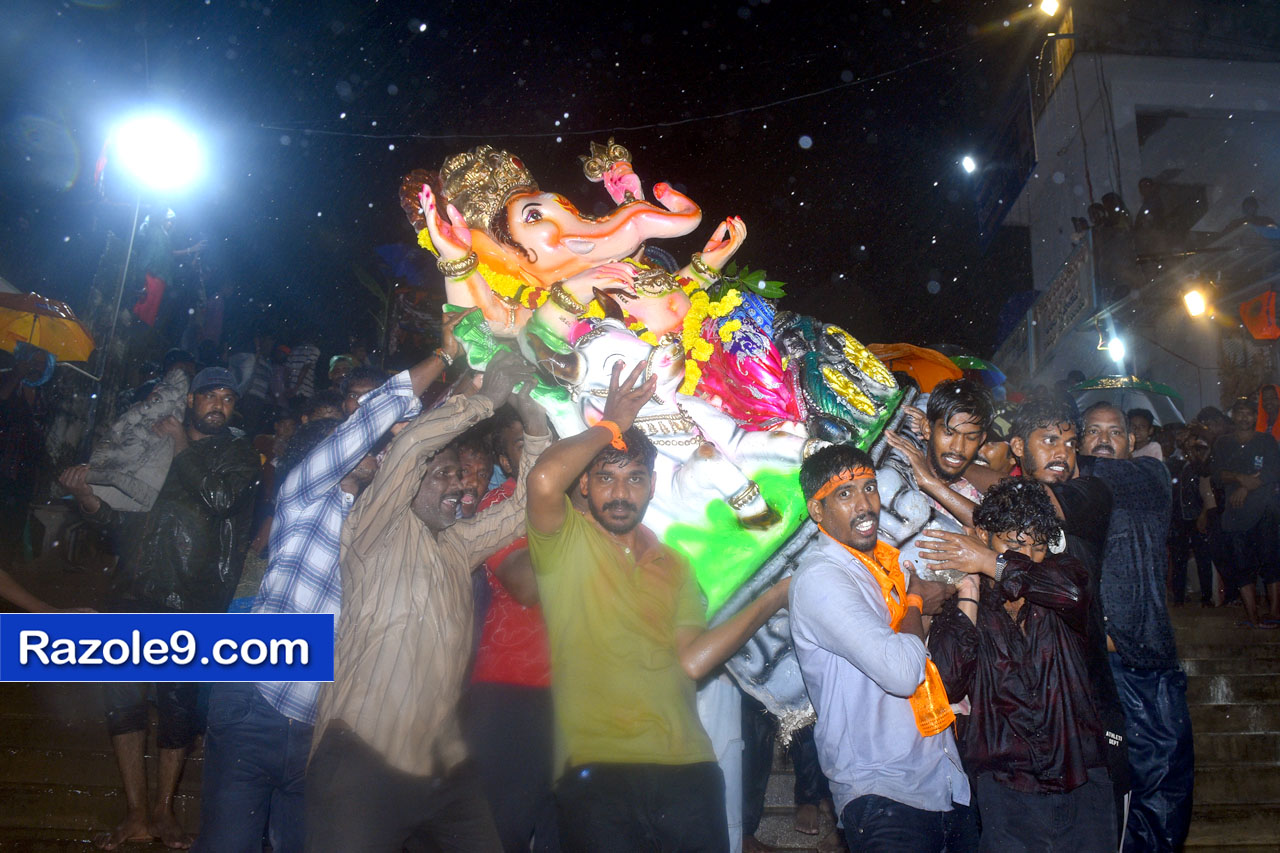 Razole Taluka Ganesh Nimajjanam